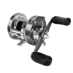 Moulinet de pêche Flag Round Baitcasting 5000, frein max. 13 kg, droitier, argent